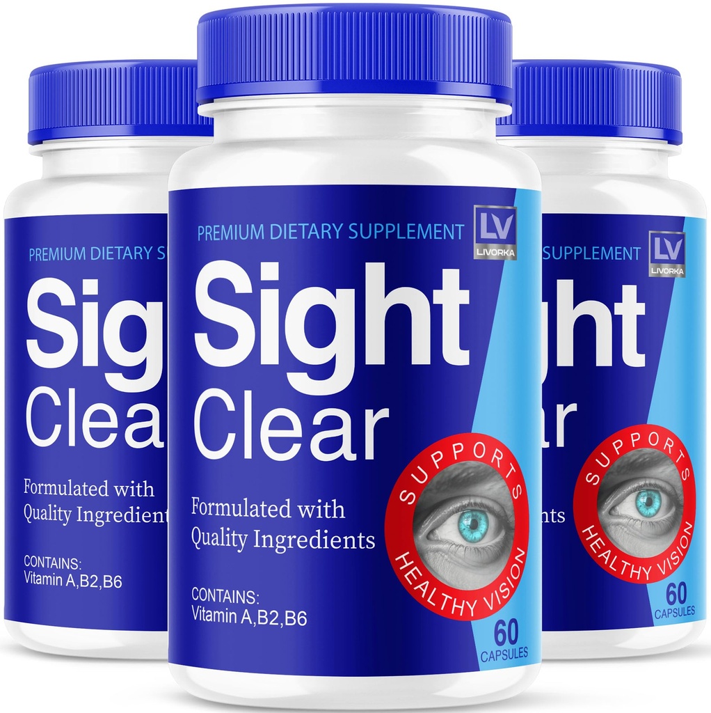 LIVORDA Synlig klar 20 / 20 Vision Support Supplement til øjne - 3 måneders levering - pakke af 3