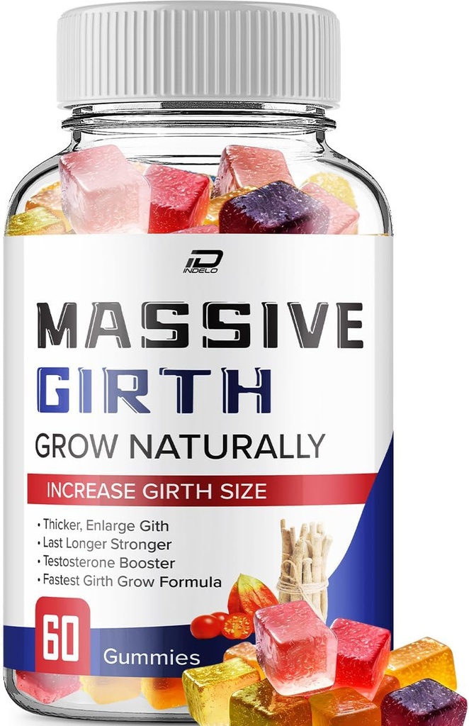 Massive Girth Gummy til mænd - MassiveGirth Hamp Gummies Advanced Formel Anmeldelser (1 Pack - 60 Gummies)