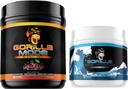 Gorilla Mode Pre Workout (Cherry) + HydroPrime Glycerol Pre Workout - Omfattende Stack for Hyper- Hydration, Pump, Power, Endurance, og Thermoregulation