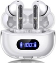 Trådløse Earbudons P1 PRO, Earphones Trådløse Bluetooth hovedtelefoner med Clear Call Mics Ear Bud, Komfortabel Fit, IPX7 Vandtæt Headset Lang batterilevetid, 30H Playtime for Sport workout