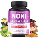 Noni kapsler med Boswellia, hvid Willow Bark, gurkemeje, ingefær rod og mere - 90 kapsler til 3 måneder levering