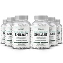 Organics Ocean One- Per- Day Shilajit for mænd og kvinder - Natural og Potent Shilajit supplement til ældreforsvar, Knoglestyrke, Hormonstøtte og mere - 6 flasker Shilajit kapsler