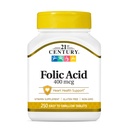 21. århundrede folinsyre 400 mcg tabletter, 250 greve