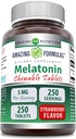 Amazing Formulas Melatonin Chewable Supplement Note 124; 5 Mg Per Serving