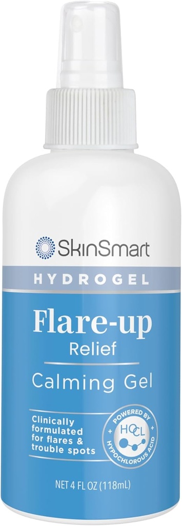 SkinSmart Flare- up Relief Calming Hydrogel, Beskytter tør Itchy følsomme hud og problemer spots, 4 oz