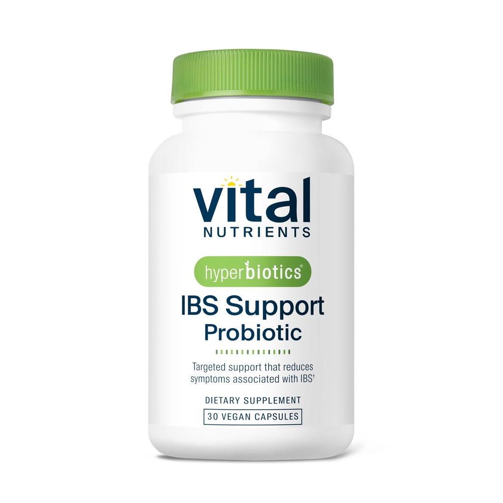 Hyperbiotika Vital Nutrients IBS Probiotiske Mezzogiorno 124; Reducere symptomer på IBS * Mezzogiorno Studerede Vegansk Probiotika for IBS Relief fra Bloating, Gas, Diarré, & Abdominal discomfort * Mezzogiorno 124; 30 Kapsler