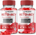 (2 Pack) Keto- Cut Chews ACV Gummies - Keto- Cut Chews Premium Keto ACV for avancerede vægttab, Keto + ACV Gummy, Keto Cut Chews Maksimale styrke supplement, KetoCut Chews Anmeldelser (120 Gummies)