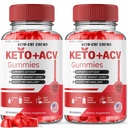 (2 Pack) Keto- Cut Chews ACV Gummies - Keto- Cut Chews Premium Keto ACV for avancerede vægttab, Keto + ACV Gummy, Keto Cut Chews Maksimale styrke supplement, KetoCut Chews Anmeldelser (120 Gummies)