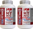 I Love my PETS LLC Dog Immunity - Hund Total PET sundhed - Premium Formel - bedste kompleks - Hund Vitamin a - 2 flasker (120 Treatles)
