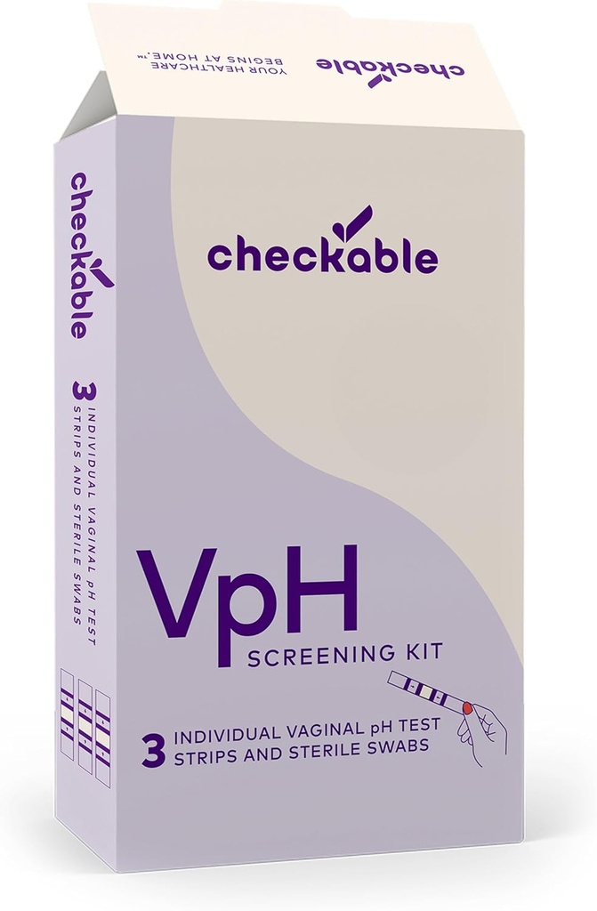 Checkable Vaginal pH Test Strips, Home Gær Infektion Test Kit for kvinder, Let at bruge, hurtige og præcise resultater for vaginal sundhed - 3 Greve