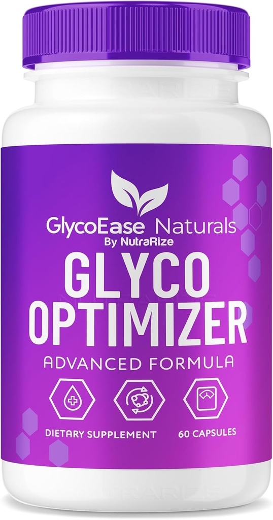 GlycoEase Glyco Optimizer - GlycoEase piller, All- Natural Dietary Supplement, Advanced Formel Glycogen Support, Glycoeas Naturals, Glyco Ease Anmeldelser (60 kapsler)