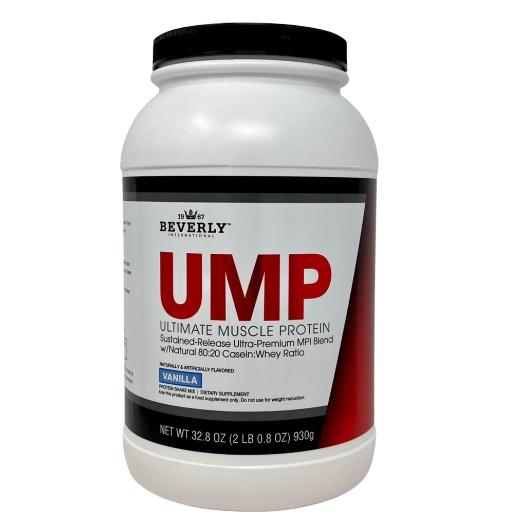 Beverly International UMP Proteinpulver, Vanilla. Unique Whey- Casein Ratio Builds Lean Muscle. Let at Systematisk. Ingen Bloat. (32.8 oz) 2lb .8 oz