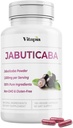 Vitapia Jabuticaba Frugtpulver supplement til antioxidant, bedre lung sundhed, fordøjelse, immunforsvar - 1500mg Per Serving - 180 Vegan kapsler, Non- GMO, Gluten- fri