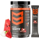 MTN OPS Ignite Trail Packs Energy Drink Powder, Gluten Free Nootrop Supplement Drink Mix, L Arginin, L Citrullin, Koffein & Nootrop Sugar Free Drink Mix, 20 Servere, Tigers blod