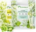 JOISPACE Electrolyte Drink Mix with Tea Polyphenols | Fast Hydration & Electrolytes Boost | Non-GMO, Vegan, Gluten-Free | Pomelo Tea ＆ Lemon Lime Tea, 32 Servings