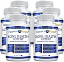 Forskning Verified Bone Health Support - Rebuild Bone Mass - Triple Calcium Complex, Vitamin D3, Vitamin K2, Soy Isoflavoner, BioPerine - 360 tabletter - 6 måneder Supply