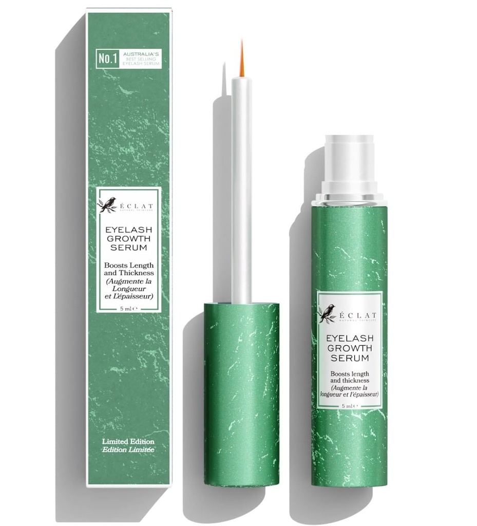 Eyelash Growth Serum - Lash Serum for Thicker- Looking Lashs and Brows - Eyelash to Lengthen, Styrke og Tilføj shine til hår, nærende og fugtgivende