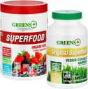Grønne + Organic Red Superfood Powder Organic Super Veggie Kapsler