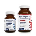 Metagenics Essential Wellness Duo: D3 5.000 + K - immunforsvar, ben og hjerte sundhed - 60 Softgels & stærkt Absorberbare Magnesium Glycinate til Muskler og Nervesystemet Support - 120 tabletter