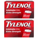 Tylenol Extra Strength Pain Reliever and Fever Reducer Caplets, 500 mg Acetaminophen, Pain Relief Pills for Hovedpine, Backache, Tandpine og Mindre Gigt Smerte Relief, 200 Tæl