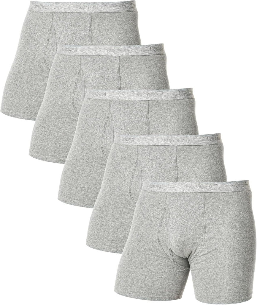 Komfus mænds Boxer Briefs Comfy Undertøj Stretchy Cotton Spandex Multipacks