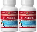 Taurine b6 - L- TAURINE 500MG - opretholde lean muskelmasse, Taurine supplement, essentielle aminosyrer, Focus og Energy Booster, Memory Support, kraftfulde antioxidant, Detox piller, 2 Bot 200 Kapsler
