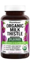 FarmHaven USDA Organic Milk Thistle Capsules Measures 124; 30X koncentreret frø ekstrakt & 80% Silymarin Standardized - Understøtter leverfunktion og total sundhed Measures 124; Non- GMO Measures 124; 120 Veggie Capsules