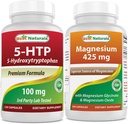 Bedste Naturals 5- HTP (5- hydroxytryptophan) 100 mg & Magnesium Glycinate 425 mg