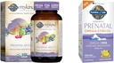 Women 's Prenatal Multivitamin med vitamin D3, B6, B12, C & Iron & Prenatal DHA Omega 3 Fish Oil - Minami Natural Prenatal, 60 Softgels