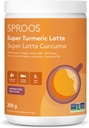 SPROOS Super gurkemeje Latte Budd124; Organic gurkemeje + Marine Collagen, MCT pulver, Organic kokos Milk Powder, Gæret gurkemeje & Kryddernellike 124; Usødet, Keto-Friendly & Dairy- Free Budd124; Tub 200 g