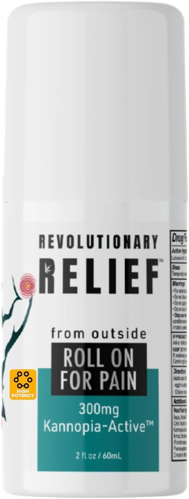 Instant Pain Relief Roll -On med 4% Lidocain 230400mg Hempp Extract (= 300mg KannopiaActive)