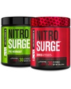 Jacked Factory Nitrovolume Pre- workout in Black Cherry & Black Cherry Nitrovolume Shred Thermogen Pre- workout for mænd og kvinder