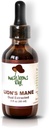 Lions Mane - Lions Mane Mushroom supplement til hukommelse, Focus & Clarity - Dual Extract for Best Benefit - Brain Health, Gut Health, immunboost - Non- GMO, Gluten Free, Vegan - 2 Fl Oz
