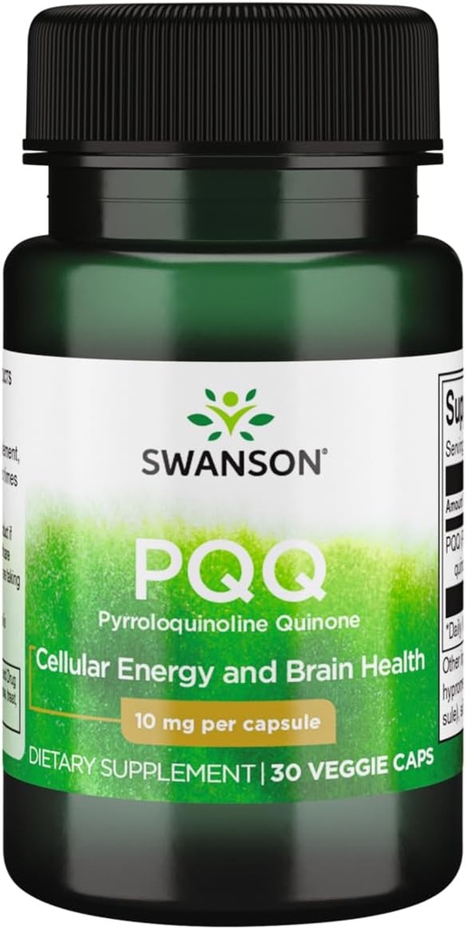 Swanson Pqq Pyrroloquinolin Quinone 10 Milligram 30 Veg kapsler