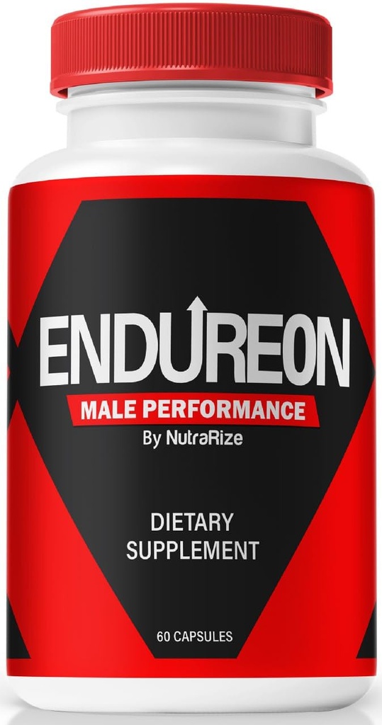 NutraRize Endureon piller - Official Endureon Pro Formel med en naturlig ingredienser til at hjælpe med at støtte energi, Stamina, og hverdagen tillid, Easy- to- Take piller (60 kapsler)