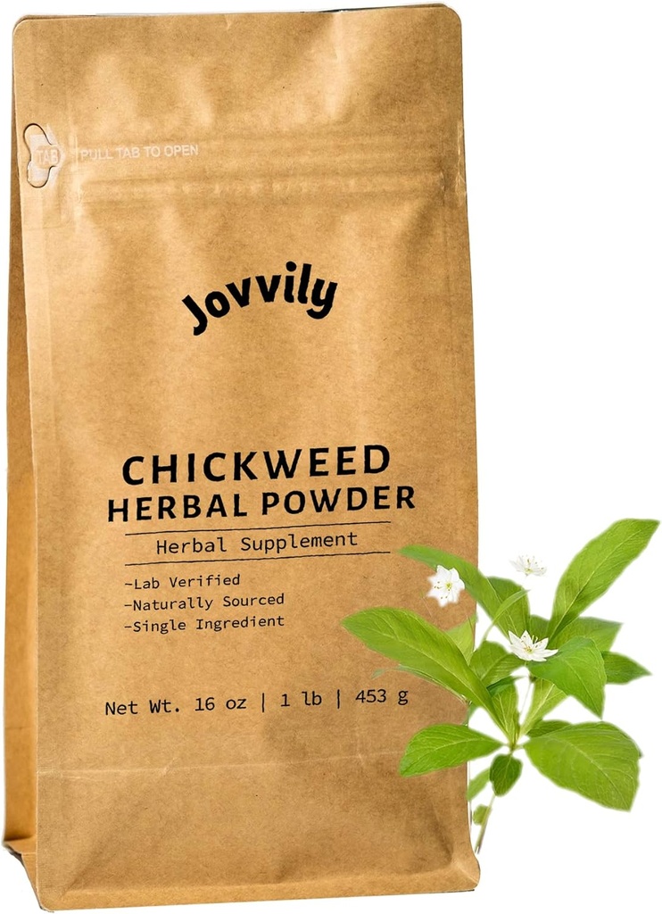 Chickweed Herb - 1lb - Common Chickweed - Gluten-Free - Traditional Supplement.