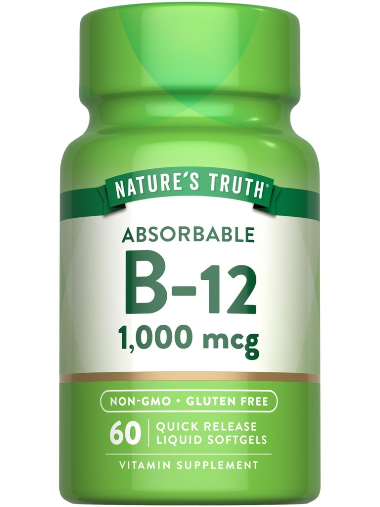 Nature 's Truth Vitamin B12; 124; 1000 mcg
