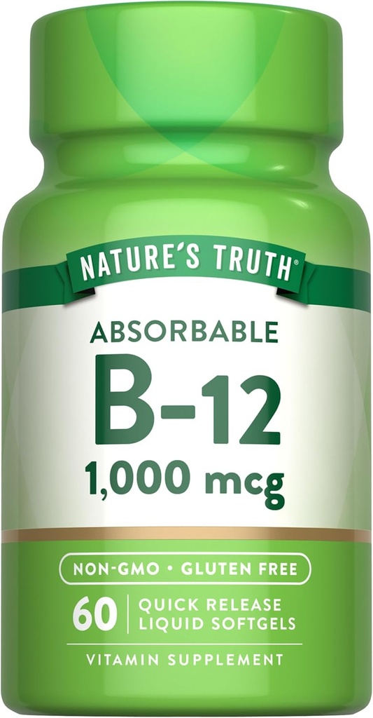 Nature 's Truth Vitamin B12; 124; 1000 mcg