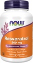 NU Kosttilskud, Natural Resveratrol 200 mg med rød vin ekstrakt, 120 Veg kapsler