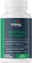 Primal sundhed lyse øjne Komplet - Okulær & Macular sundhed - Clear Vision - Lutein & Zeaxanthin Formel - Sund syn - Relieves Eye Strain fra blå lys - Kosttilskud - 30 kapsler