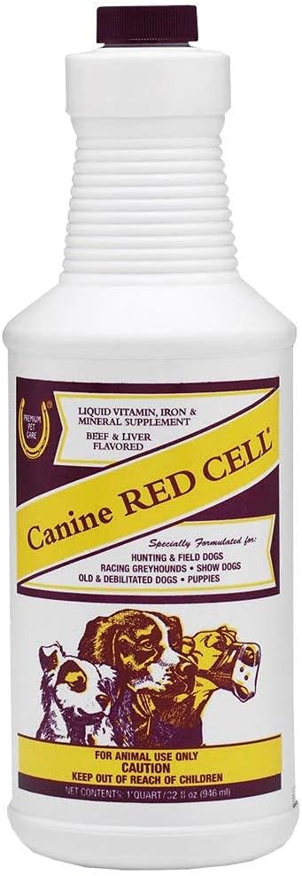 Canine Hund Red Cell Nutritional Supplement Vitamin 32 fl oz