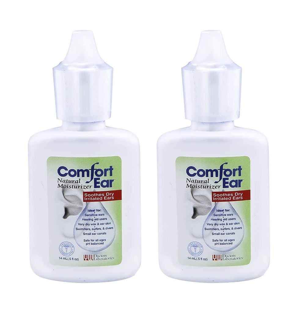 Westone Comfort Ear Natural Ear Drops for Itchy Øre, Ear Ache Drops Voksne & Kids Note 124; Earwax Aid for Dry Ears