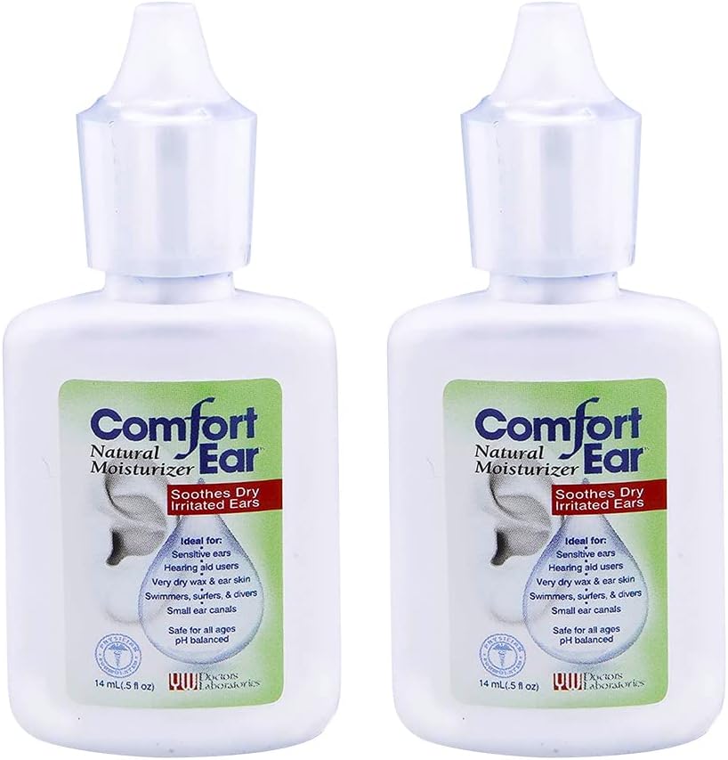 Westone Comfort Ear Natural Ear Drops for Itchy Øre, Ear Ache Drops Voksne & Kids Note 124; Earwax Aid for Dry Ears