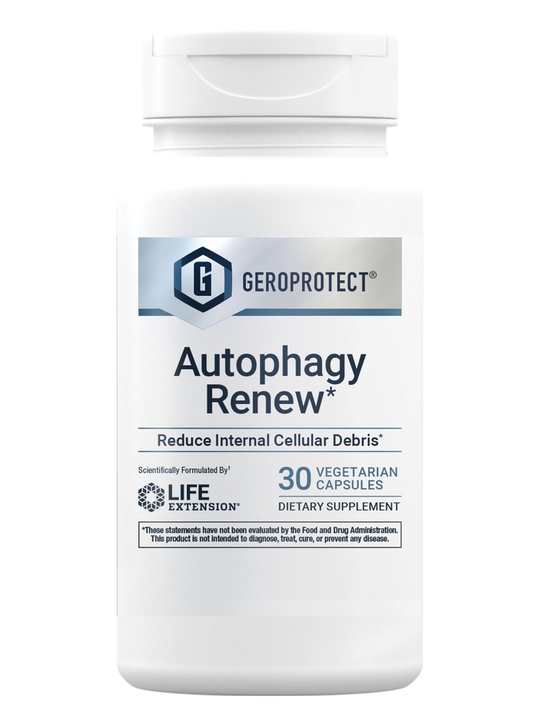 Life Extension GEROSPERT ® Autophagy Renew, Luteolin, piperlongumin, Cellular Health Support, Sund Aging, Glutenfri, Non- GMO, Vegetarisk, 30 Kapsler