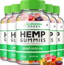 Euphoria Green Hemp Gummies - with Hemp Seed Extract EuphoriaGreen Hemp Gummies Tinnitus Herbal Supplement, Health and Wellness Support, All Natural Euphoria Green Hemp Gummy (5 Pack - 300 Gummies)