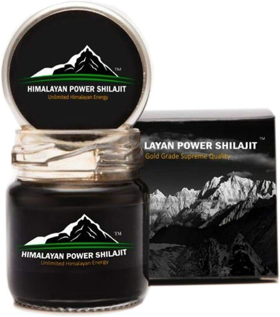 50 Bedste - Pure Himalayan Power Shilajit Resin - Gold Grade 100% Pure Shilajit - Fulvic Acid & 85 + Sporing Minerals Complex For Energy & immunforsvar