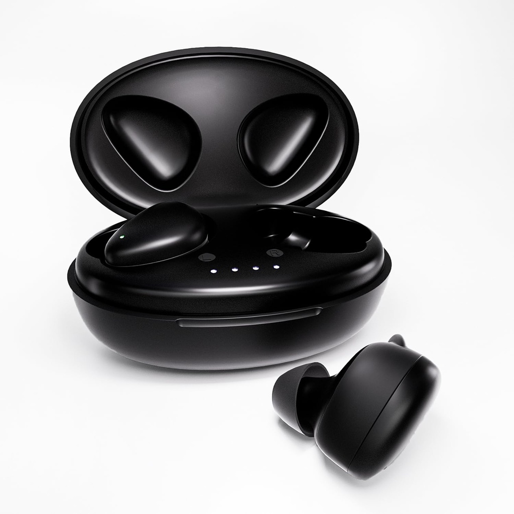 In- Øre Bluetooth OTC hørelse hjælpemidler for seniorer & voksne Earknopper med støj Cancelling og Feedback Reduktion; Trådløse hovedtelefoner til Høre- og hørebesvær Nedsat personer