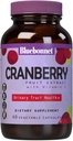 Bluebonnet Nutrition Cranberry Fruit Extract, Urinary Tract Support *, Non- GMO, Kosher- Certified, Vegan, Gluten- Free, Soy- Free, Dairy- Free, 60 Vegetabilske kapsler, 60 Servering