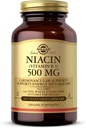 Solgar Niacin (vitamin B3) 500 mg, 100 Vegetabilske kapsler - Energi Metabolisme - Non-GMO, Vegan, Gluten Free, Dairy Free, Kosher - 100 Servere