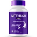Nite Hush Pro Brain Kosttilskud til hukommelse og fokus kapsler, NiteHush Advanced Formel Brain Health Support - Maksimal styrke Nootropics NiteHushPro Alle naturlige støttepiller anmeldelser (60 kapsler)